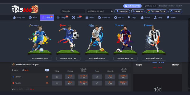 FB SPORTS S666 – Nền tảng thể thao đỉnh cao 2 Lợi thế của sảnh chơi FB SPORTS S666